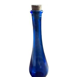Vintage ACI Apothecary Cobalt Blue Potion
Flower Stem Vase Vial Glass